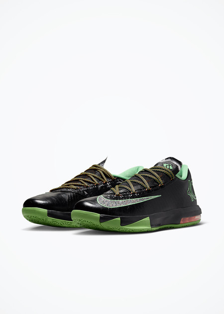 Nike KD 6 - IH3582-001 - Black/Multi-Color-Lt Lucid Green