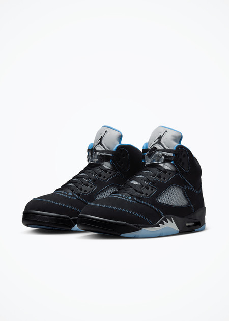 Air Jordan 5 "Black Carolina" - DD0587-008 - Black/University Blue-White