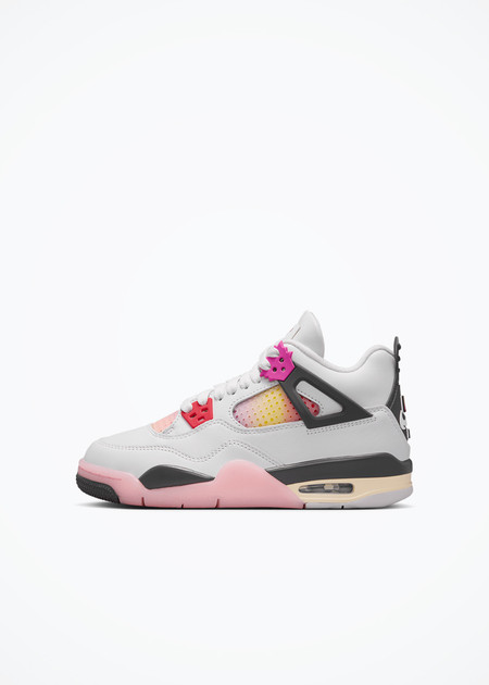Air Jordan 4 Retro "Comic" (GS) - IO2361-100 - Off White/ Fire Pink-Anthracite
