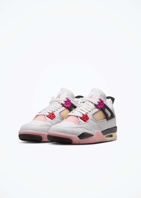 Air Jordan 4 Retro "Comic" (GS) - IO2361-100 - Off White/ Fire Pink-Anthracite