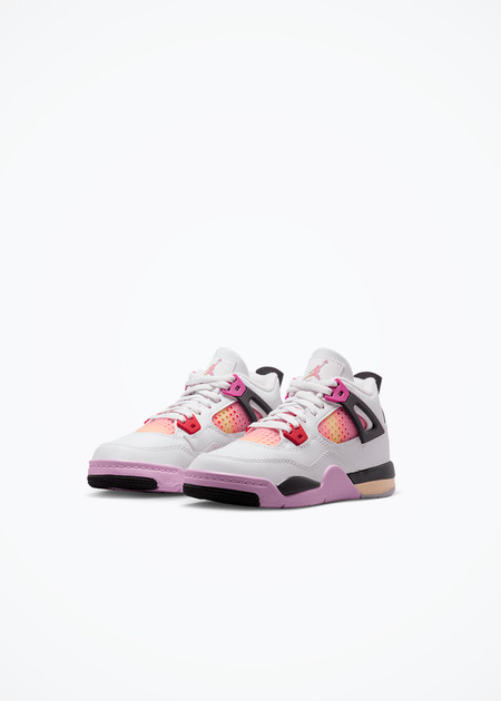Jordan 4 Retro "Comic" (PS) - IO2363-100 - Off White/ Fire Pink-Anthracite