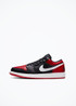Air Jordan  1 LOW - BLACK/GYM RED-WHITE