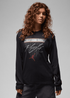 Jordan L/S T-Shirt - FD7205-010 - Black/Gym Red