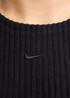 Nike Sportswear Chill Knit Ribbed Mini Dress - FN3679-010 - Black/Black