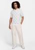 Nike Checkers Polo - FN3422-133 - Sail/Pure Platimum