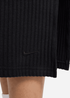 Nike Chill Knit Slim Ribbed Midi Skirt - FQ1636-010 - Black/Black