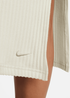 Nike Chill Knit Slim Ribbed Midi Skirt - FQ1636-104 - Lt Orewood Brn