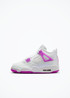 Air Jordan 4 Retro (GS) - FQ1314-151 - White/Hyper Violet