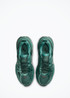 Nike V2K Run Womens - HF5050-361 - Bicoastal/Metallic Silver-Vintage Green