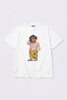 Market Studios Folk Fitted Bear T-Shirt - SS019 - Unbleached Cotton