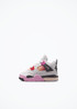 Jordan 4 Retro "Comic" (TD) - IO2364-100 - Off White/ Fire Pink-Anthracite