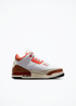 Air Jordan 3 RETRO SE (GS) - WHITE/BLACK-MARS STONE-TEAM ORANGE