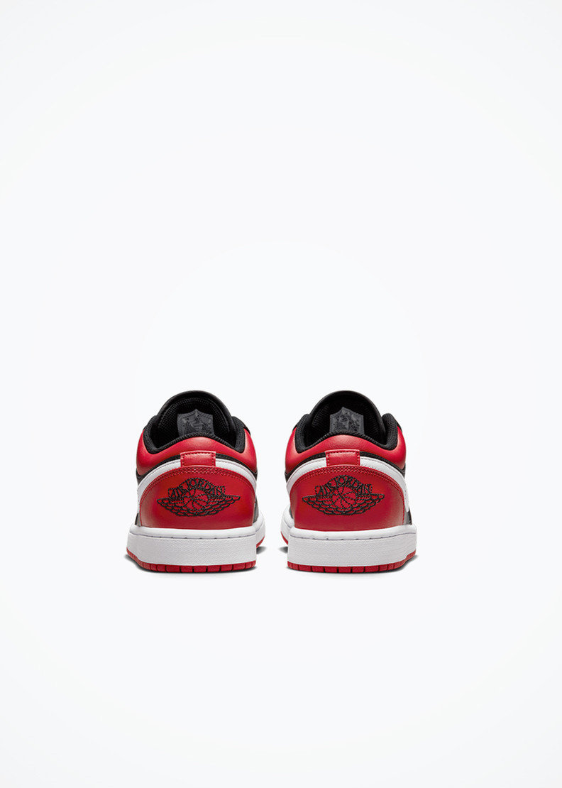 Air Jordan  1 LOW - BLACK/GYM RED-WHITE