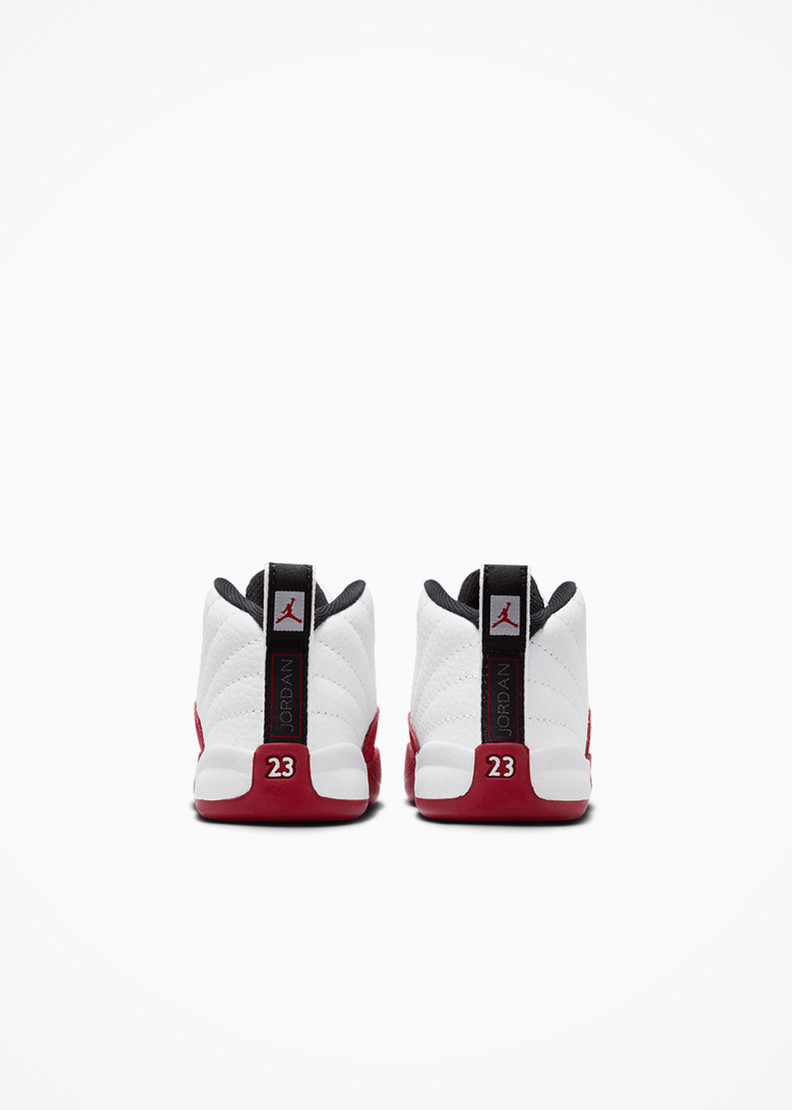 Jordan 12 Retro  (TD) - 850000-116 - White/Black-Varsity Red