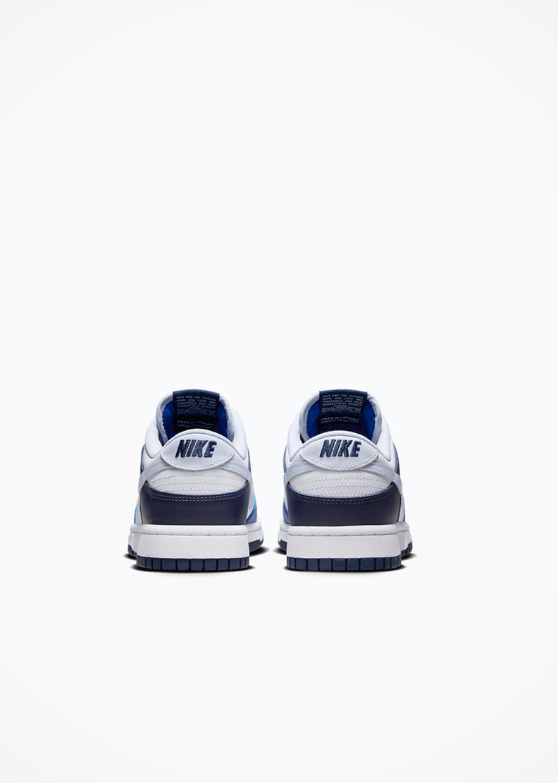 Nike Dunk Low - FQ8826-100 - White/Football Grey-Game Royal