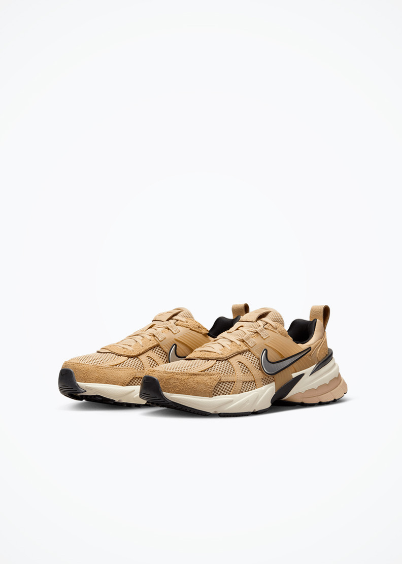 Nike V2K Run Womens - Sesame/Chrome-lt Orewood Brn-Black