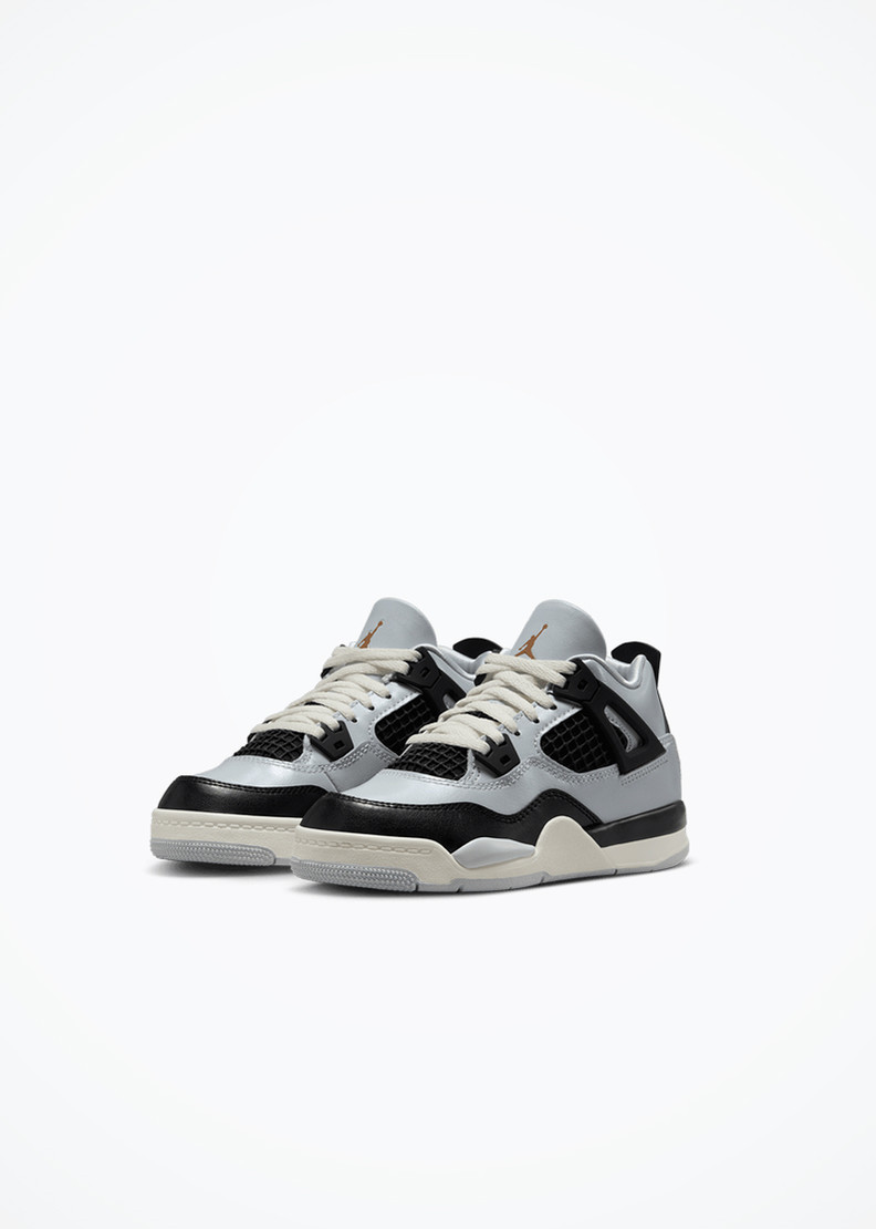 Jordan 4 Retro (PS) - FZ8586-070 - Pure Platinum/metallic Gold-black-sail
