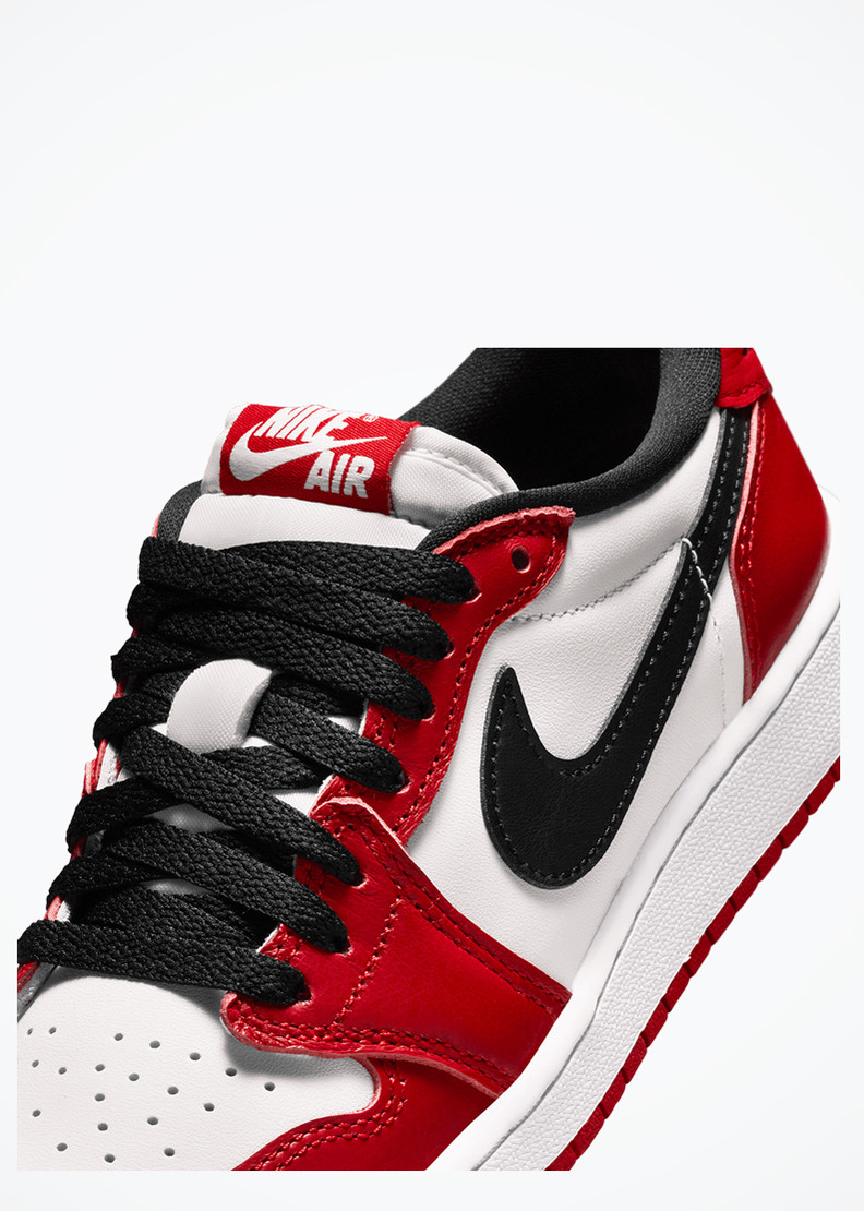 Air Jordan 1 Low OG "Chicago" (GS) - HQ6999-600 - Varsity Red/Black-Summit White