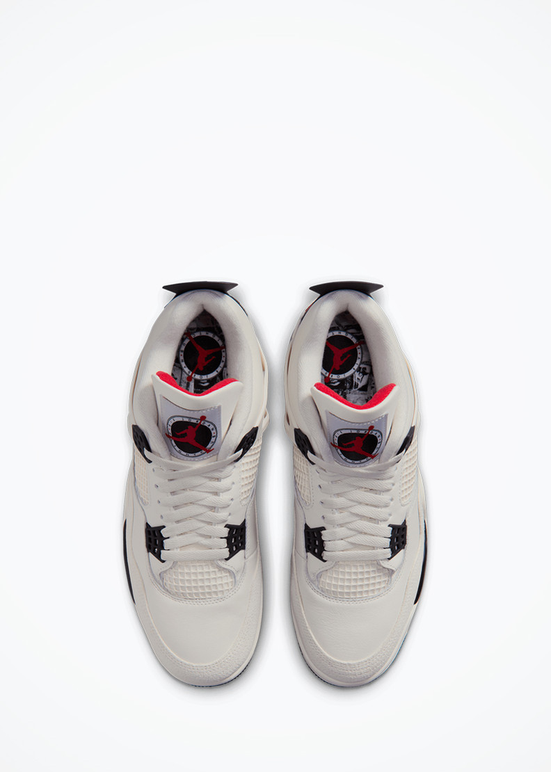 Air Jordan 4 Retro "Flight Club" - IM4002-100 - Sail/Black-University Red