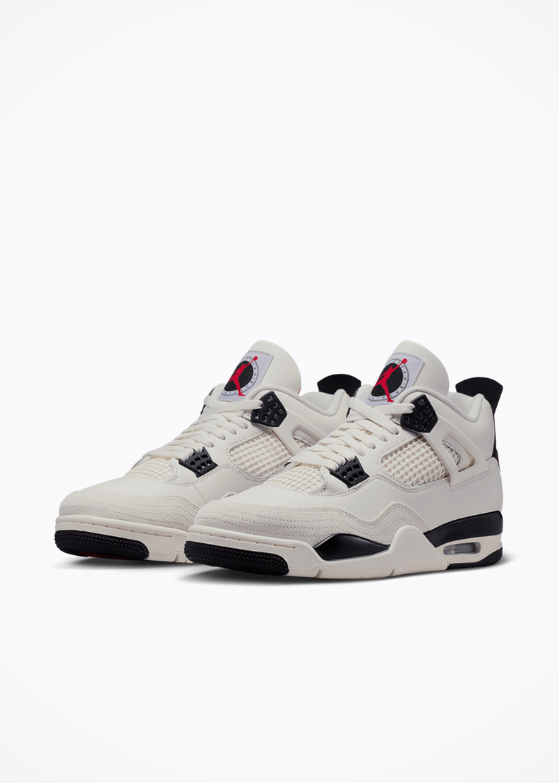 Air Jordan 4 Retro "Flight Club" - IM4002-100 - Sail/Black-University Red