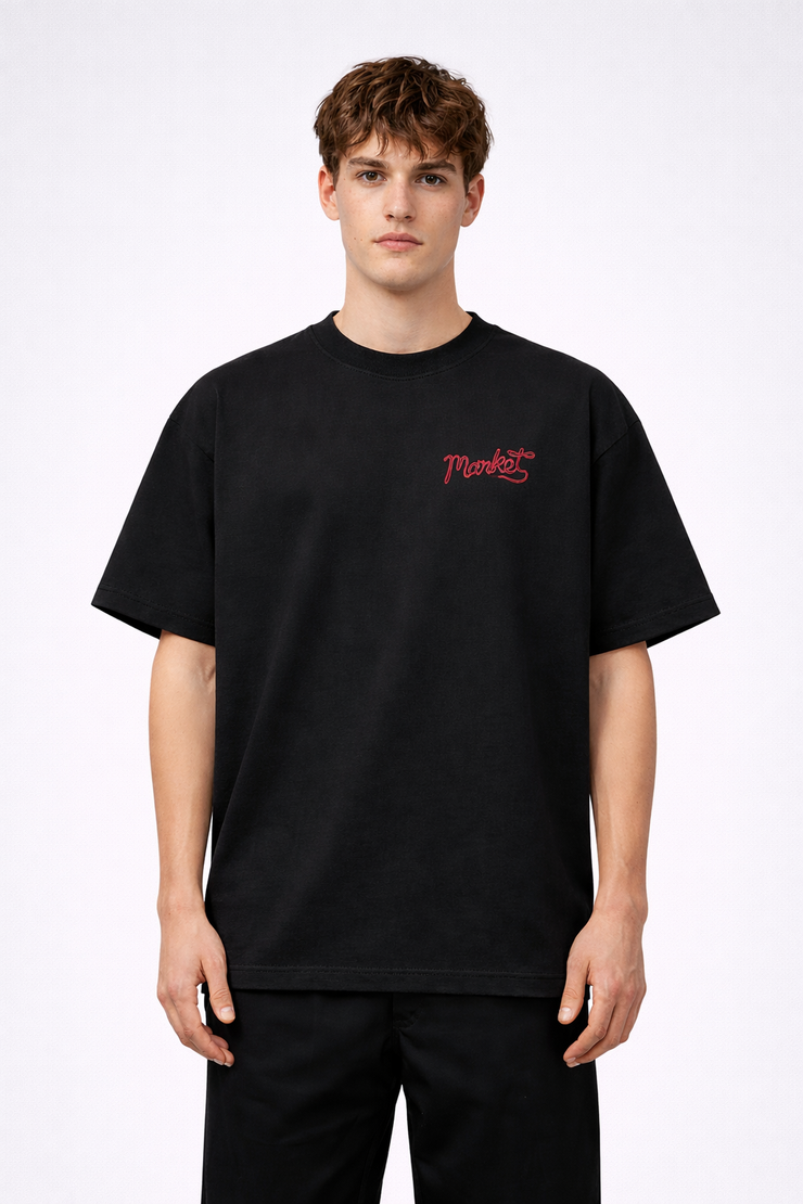 Market Studios Lasso Lockup T-Shirt - SS020 - Pirate Black