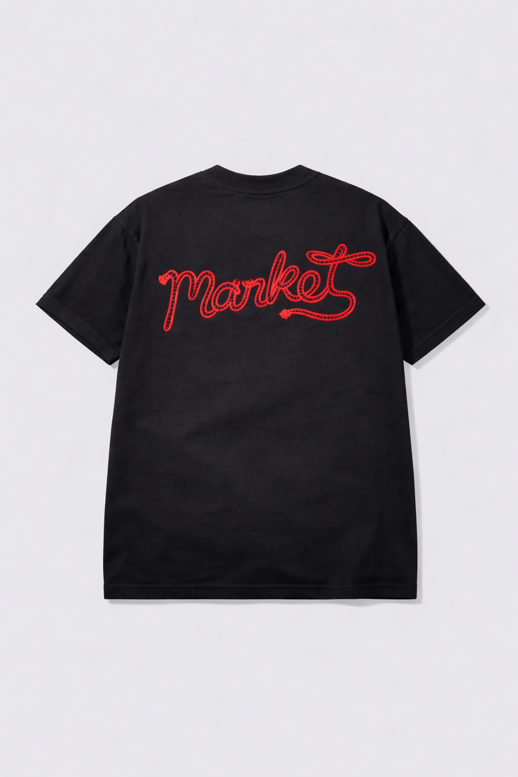 Market Studios Lasso Lockup T-Shirt - SS020 - Pirate Black