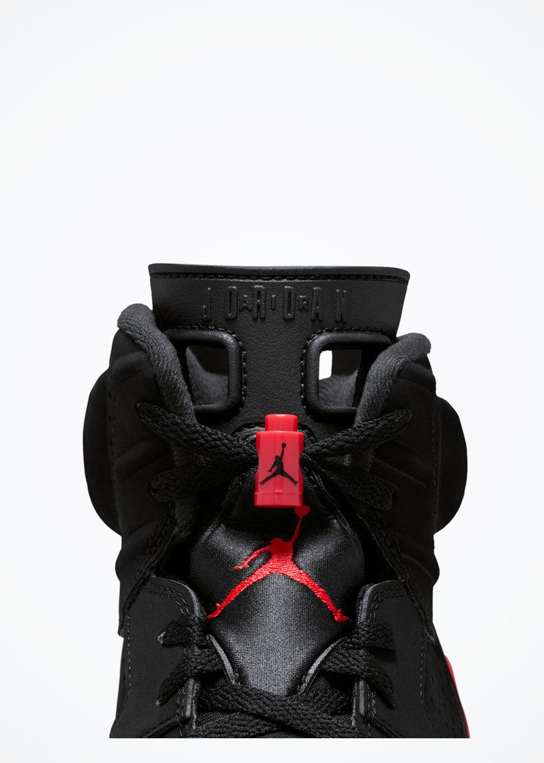 Air Jordan 6 Retro "Infrared Salesman" - CT8529-001 - Black/Lt Crimson