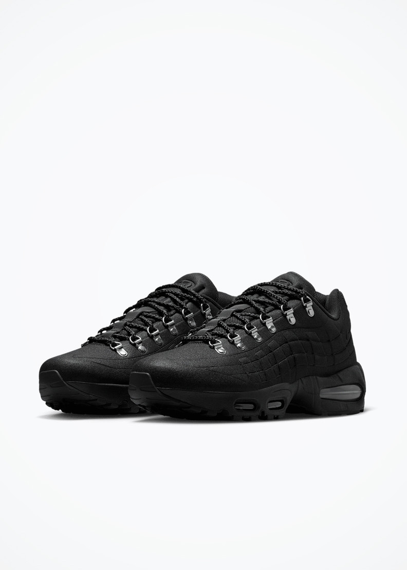 Nike Air Max 95 Big Bubble "I-95" - IQ1662-045 - Black/Black-Off Noir-Metallic Silver