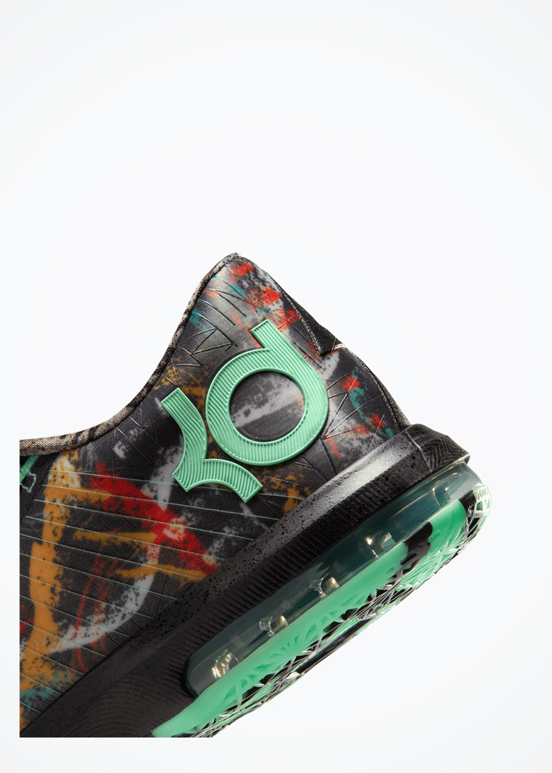 Nike Zoom KD 6 - FQ8356-900 - Multi-Color/Green Glow-Black