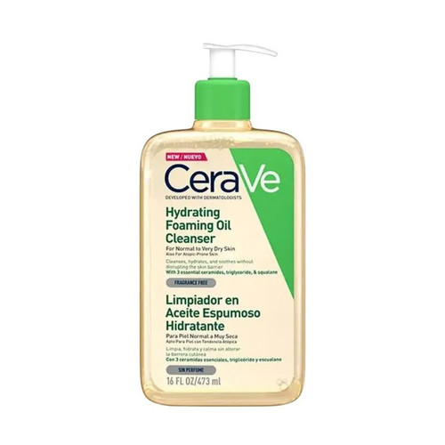 CERAVE LIMPIADOR EN ACEITE ESPUMOSO HIDRATANTE 470g