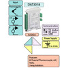 Isolated Module Thermocouple to RS485 Modbus - DAT3018