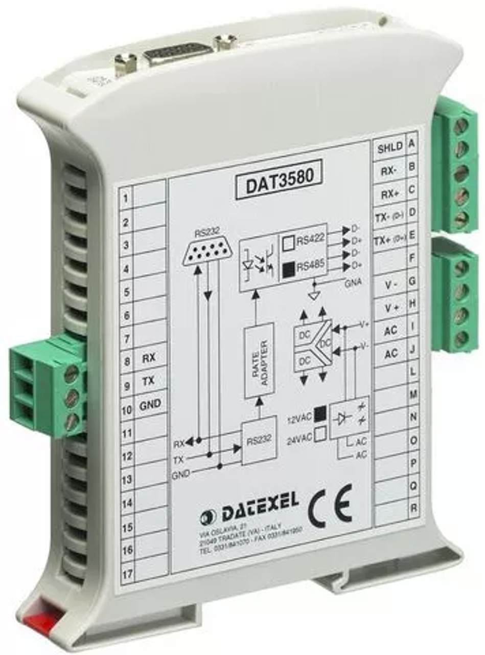 USB to 2-Wire RS-485 Converter, Isolated, DIN Rail Mounted