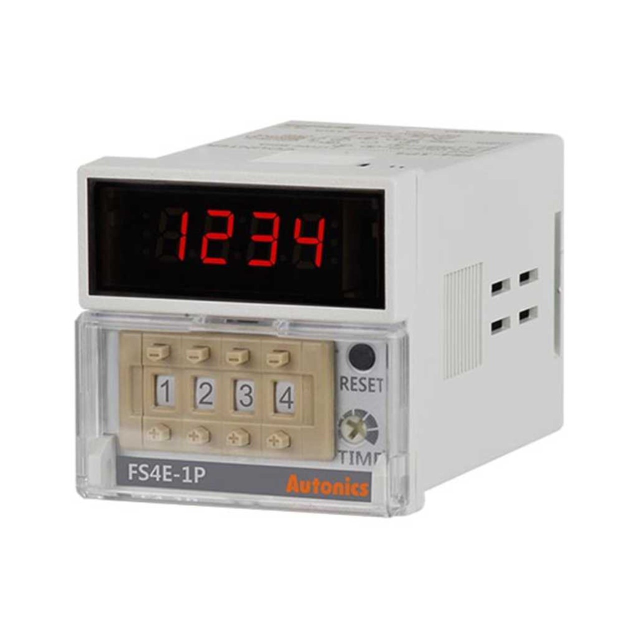 1/16 DIN LCD Industrial Timer with 6 Programmable Time Ranges