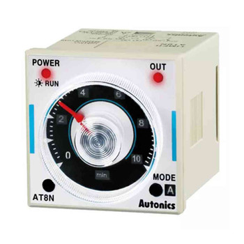 Autonics AT8N Multi-function Timer - 48x48mm Front View