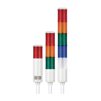 Steady / Flashing Tower Light 56mm Diameter, 24 VDC, 2 Layers