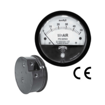 Differential Pressure Gauge 0 to 500 Pa, 1/8” NPT Side & Back Connection