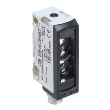 Contrast Sensor 14.5mm Sensing Distance, Push-Pull Switching Output - FT 25-W2-GSL-M4