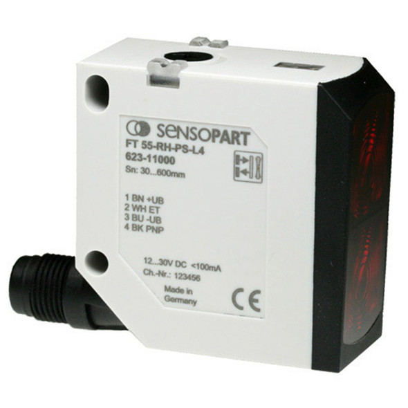 Sensopart Photo Electric Sensor Proximity Switches With Background Suppression FT 55B-RH-NS-K4 (623-11015)