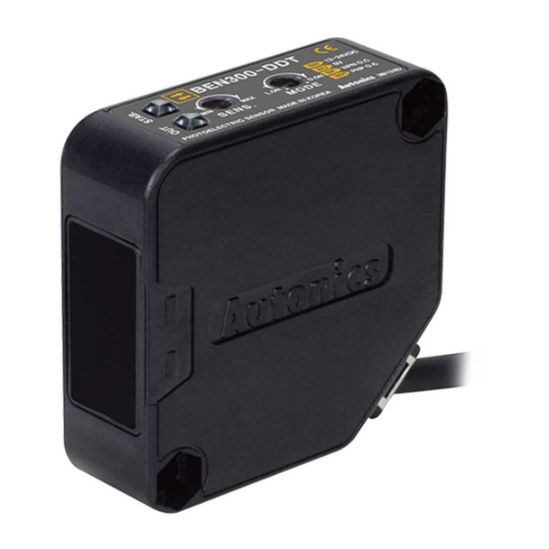 Photo Sensor 300mm Sensing Distance, NPN, PNP Open Collector Output - BEN300-DDT
