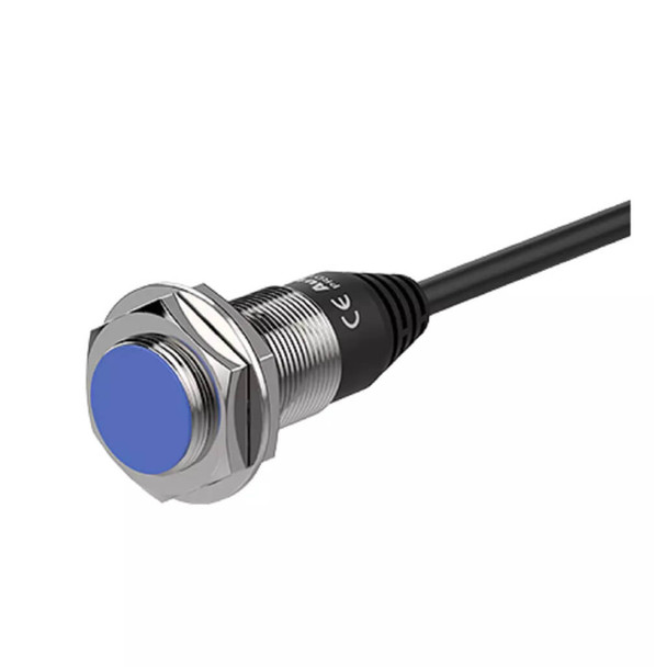 M18, NPN NO, Flush inductive proximity sensor detects objects within 7 mm - PRD18-7DN