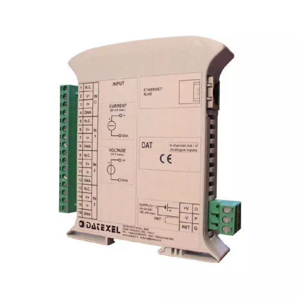 Isolated converter Modbus TCP with Isolated 4-20mA output - DAT8024