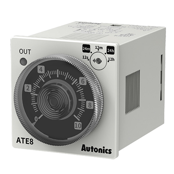 Analog timer ATE8-46D front view