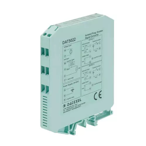 DIN Rail Signal Converter Voltage and Current Input, Voltage and Current Output - DAT 5022