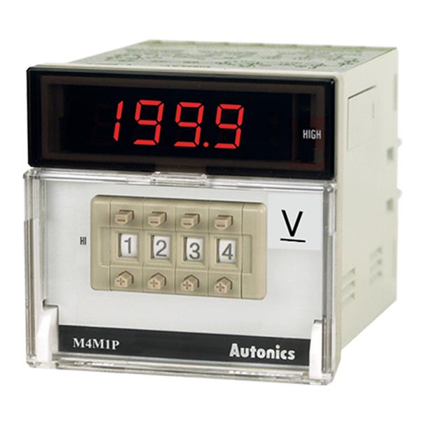 Digital Panel Meter, DC voltage Input - M4M1P-DV-4