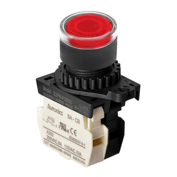 Push Button Switch 1 B Contact, Modular Type - S2PR-P3RBLM