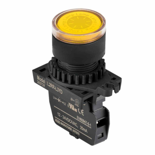 Pilot Light 1 AC/DC Rated Voltage, Modular Type - L2RR-L3YDM