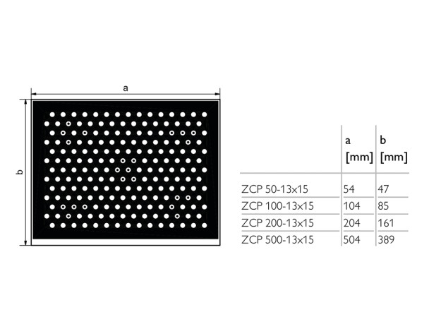 Calibration Plate for Vision Sensor 100 x 75.8 x 2 mm