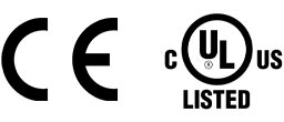 CE and UL certification 