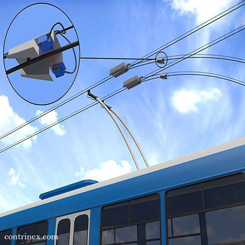 Identification of Trolley-Bus Current Collector by Rugged Photoelectric Sensors