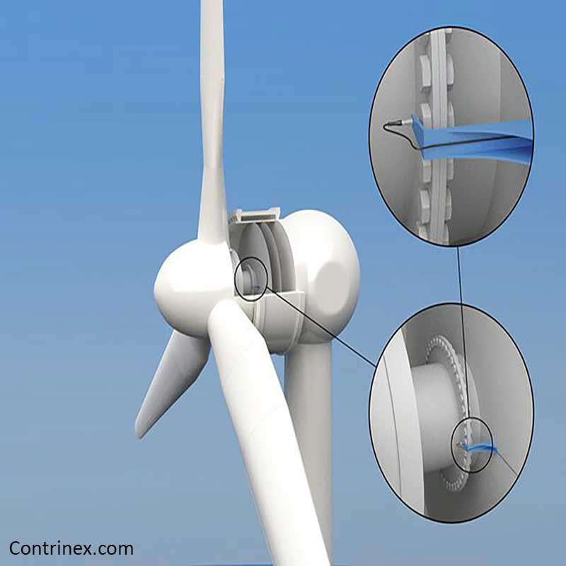 Measurement of Circling Velocity of Wind Turbine Blades by Rugged Inductive Sensors